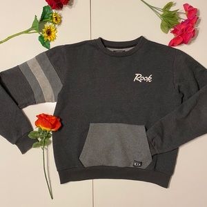 Rook Gray Crewneck Pullover Sweater Men's Medium